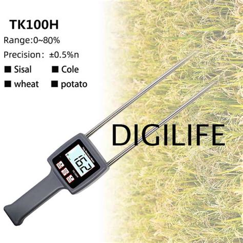 tk 100 moisture meter|TK100H Hay Moisture Meter Tester for Cereal Straw, .